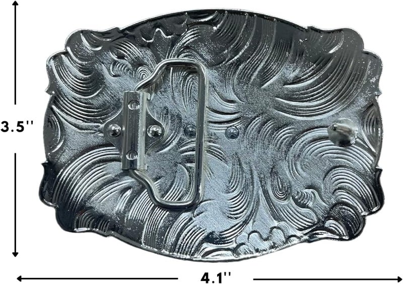 WMG Western Belt Buckles for men women - Praying Rodeo Cowboy Belt Buckle for Men Women - Fits Up to 2 Inch Belts - Image 2